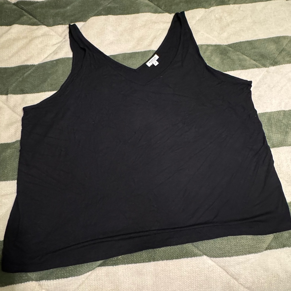 Essentials Black V-Neck Camisole